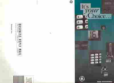 Буклет Ericsson Business Reply Mail, 55-1790, Баград.рф